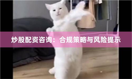 炒股配资咨询：合规策略与风险提示